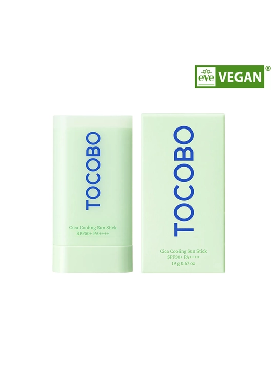 Tinchlantiruvchi quyoshdan himoyalovchi stik Tocobo Cica Cooling Sun Stick SPF50+ PA++++