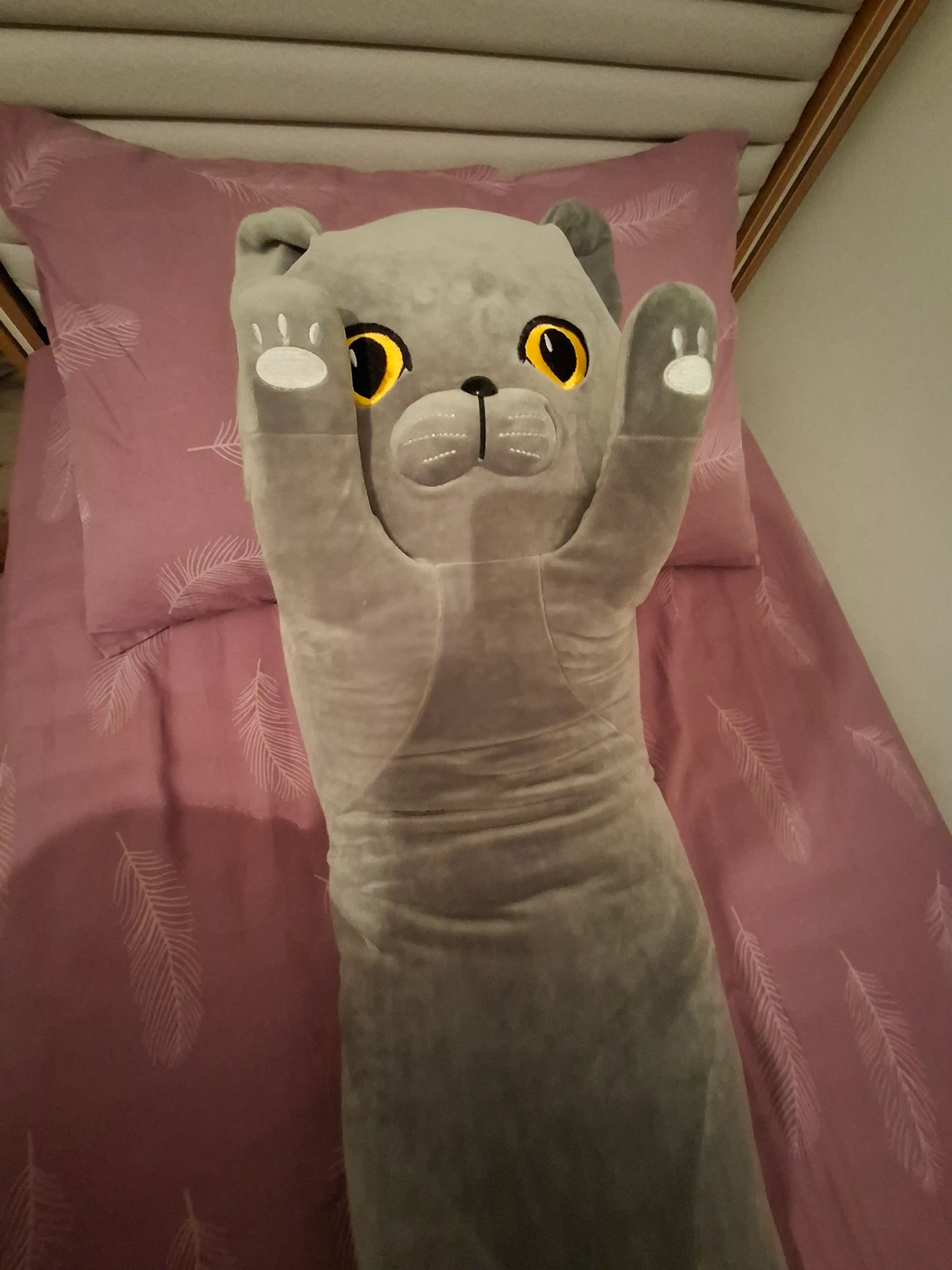 Кот-батон, мягкая игрушка-подушка Cat Loaf, плюшевый