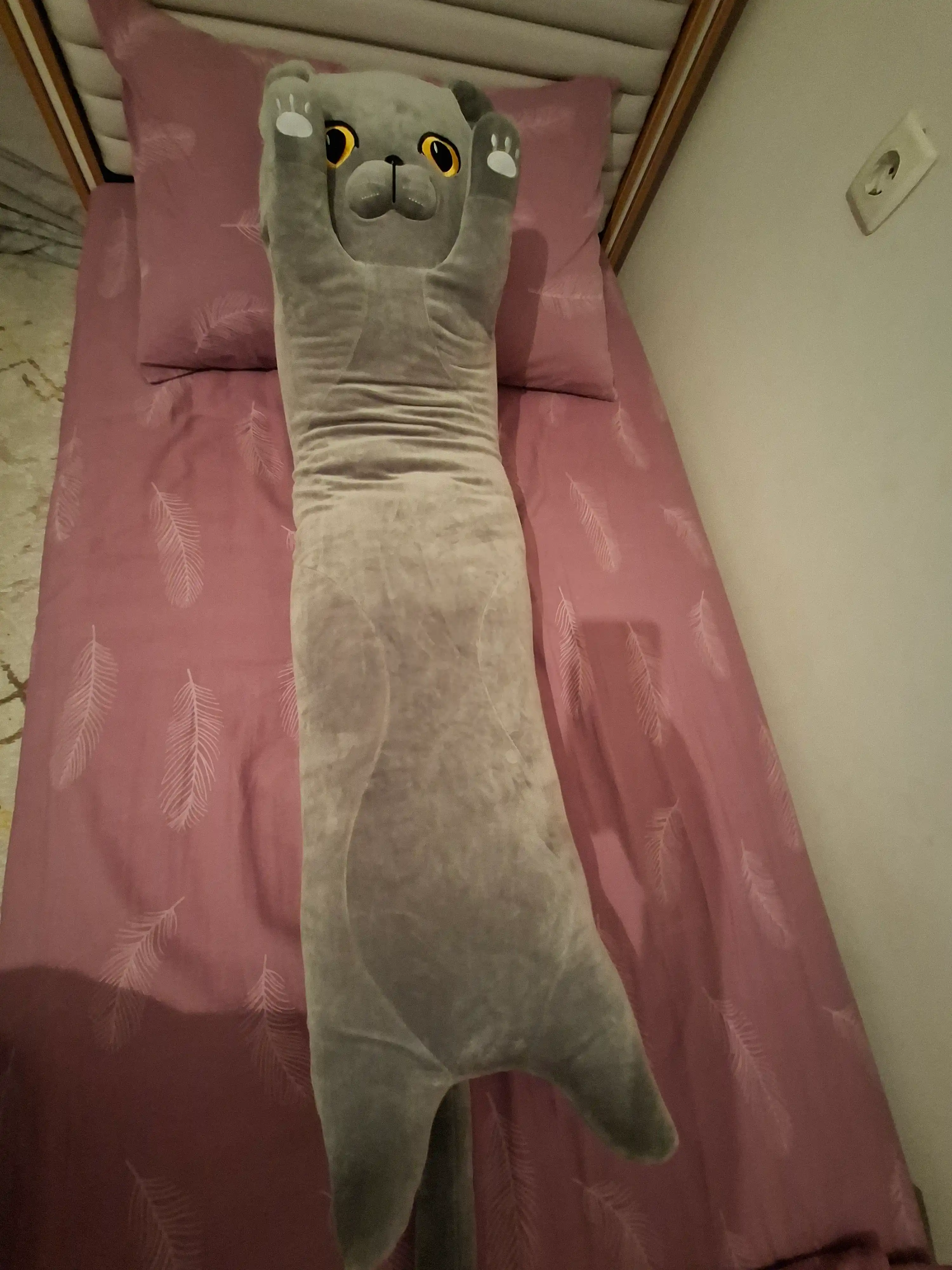 Кот-батон, мягкая игрушка-подушка Cat Loaf, плюшевый