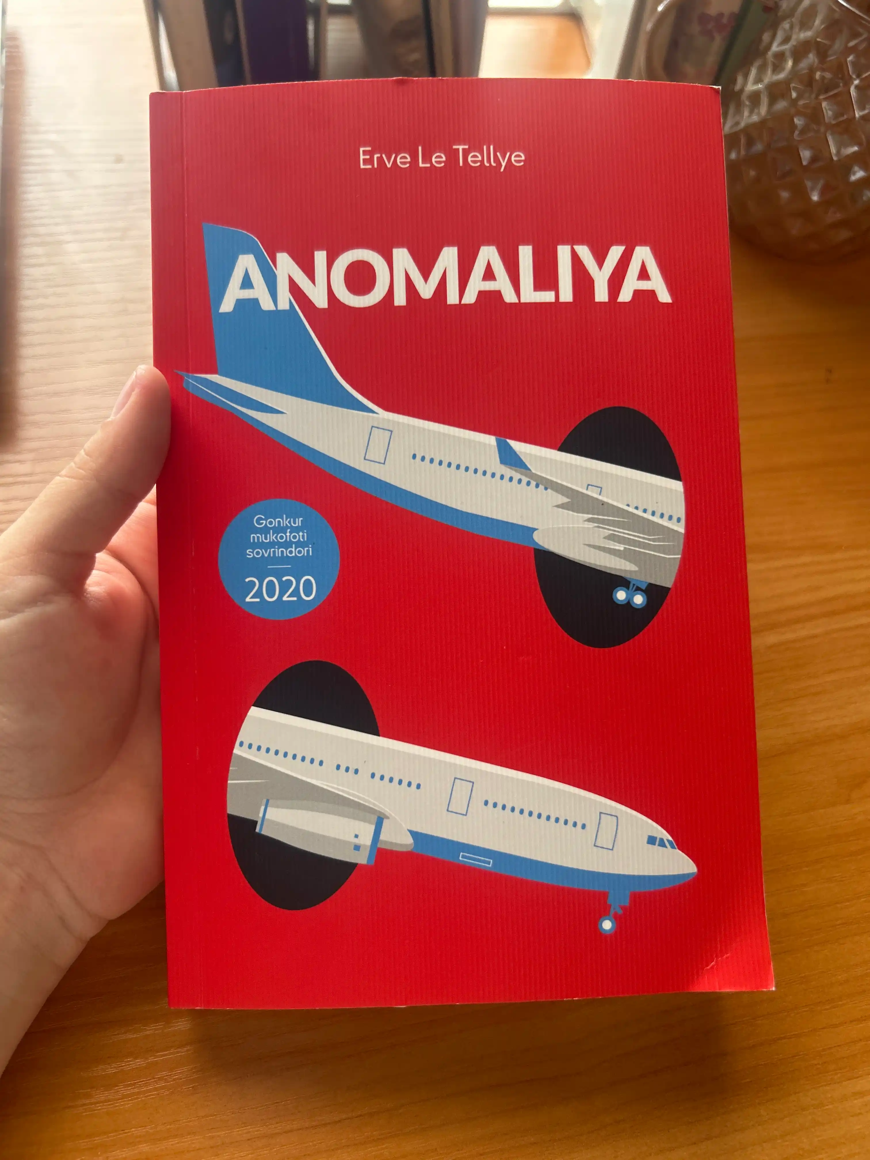 Эрве Ле Теллье: Аномалия, Китоб, Психологик триллер, Фантастика, Жахон адабиёти, Роман