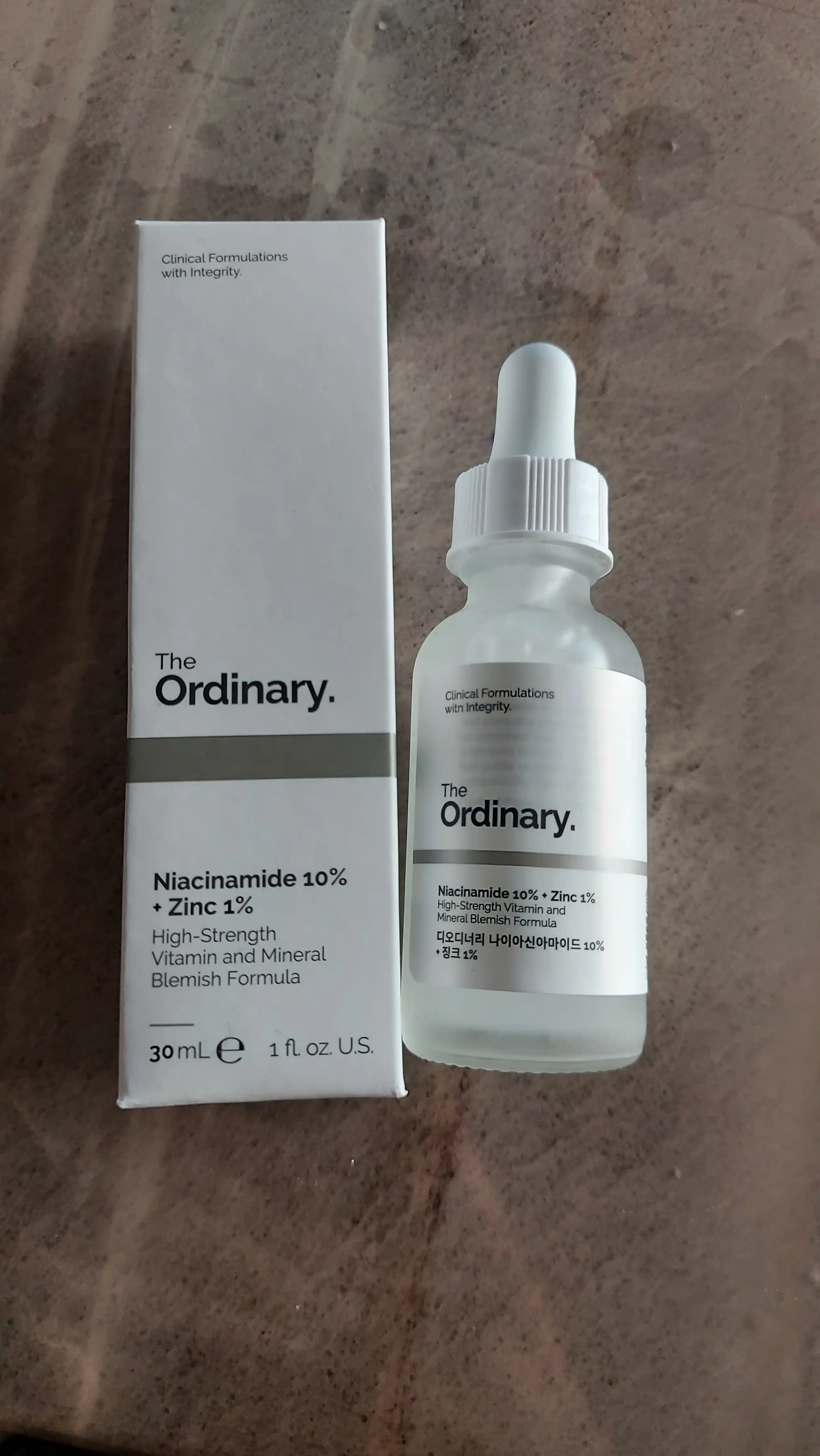 Сыворотка для лица с ниацинамидом и цинком The Ordinary Niacinamide 10% + Zinc 1%, 30 мл