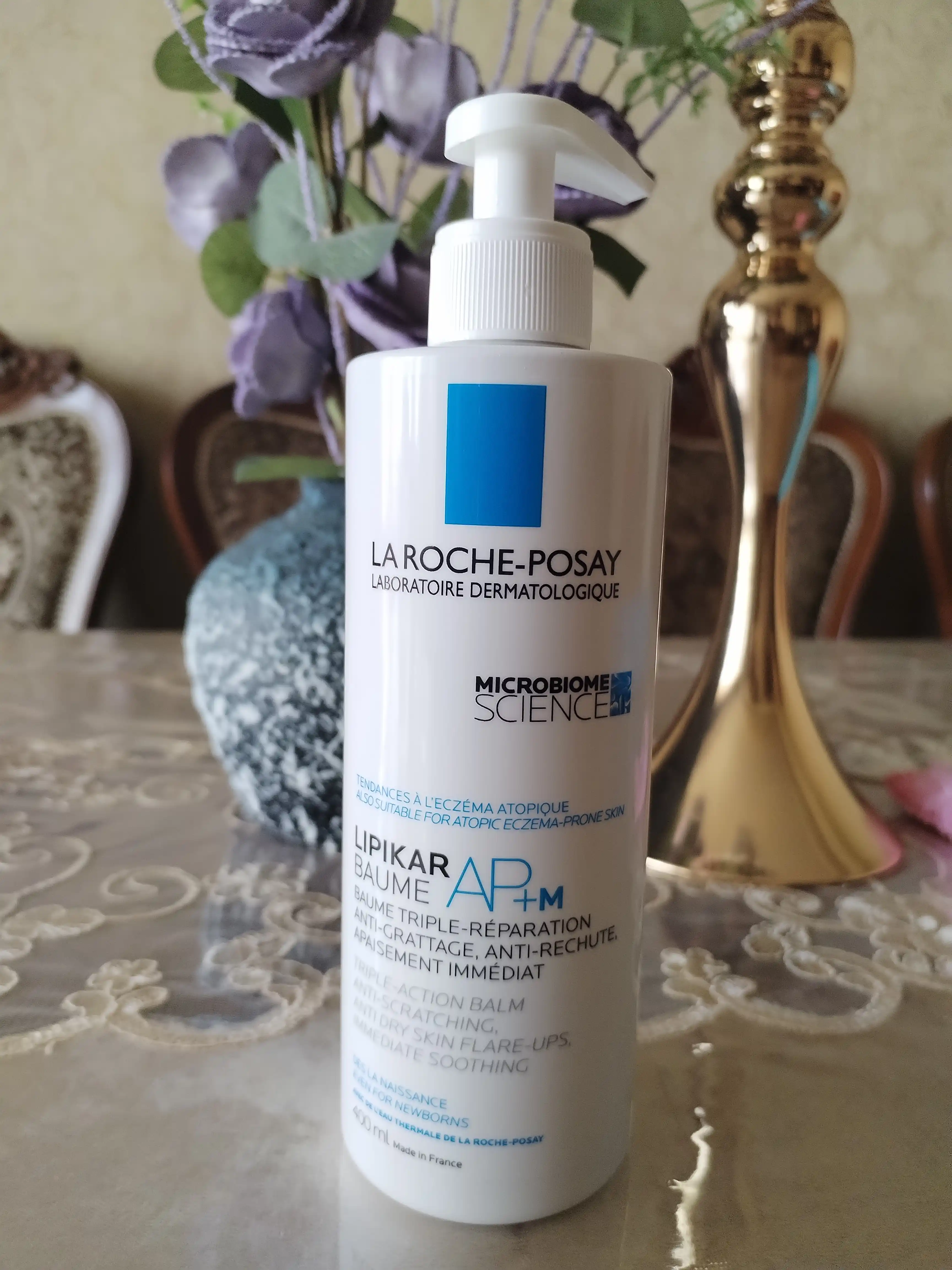Lipitni to'ldiruvchi balzam LA ROCHE-POSAY LIPIKAR AP+M, yuz va tana uchun uch tomonlama harakat, 400 ml