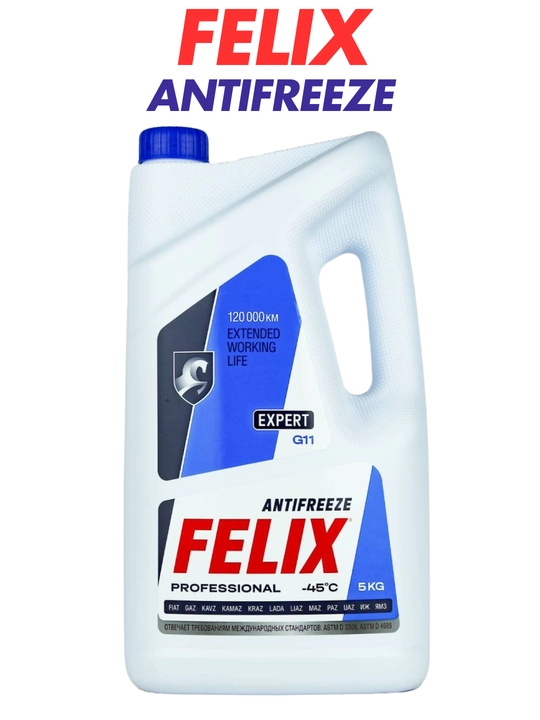 Felix Carbox antifriz 5 Litrlik Rossiya - 