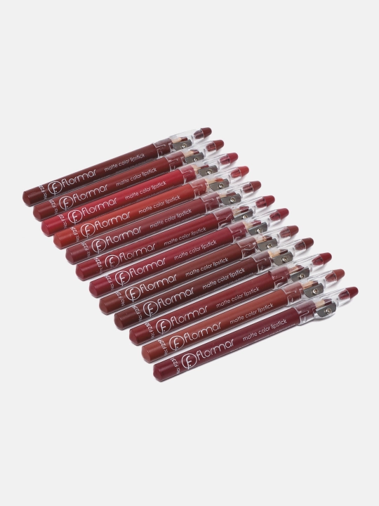 Flormar, карандаш для контура губ, помада карандаш, матовый, мягкий 