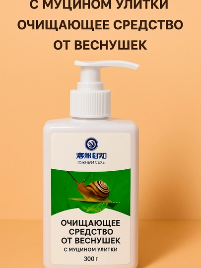 Отбеливающая пена для лица и тела, против прыщей и угрей, с витамином B3, 300 г
