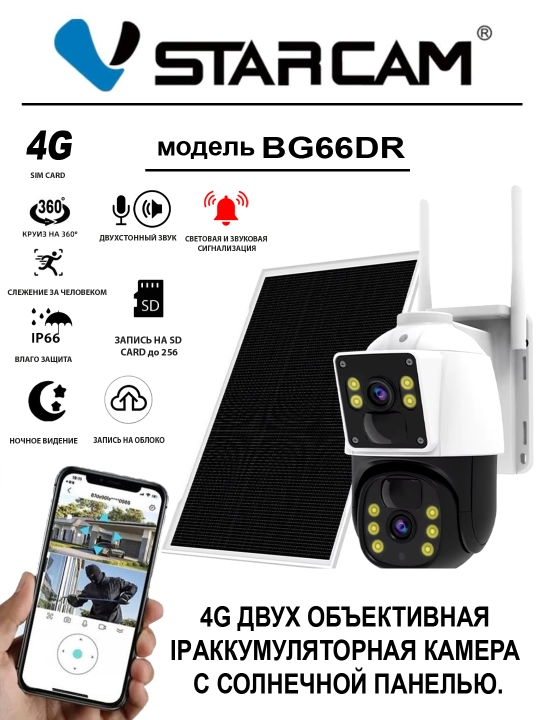 Камера от Vstarcam CS621ZS 4/1, CS621SR 3/1 также CS663DR 2/1 Wi-Fi ZOOM