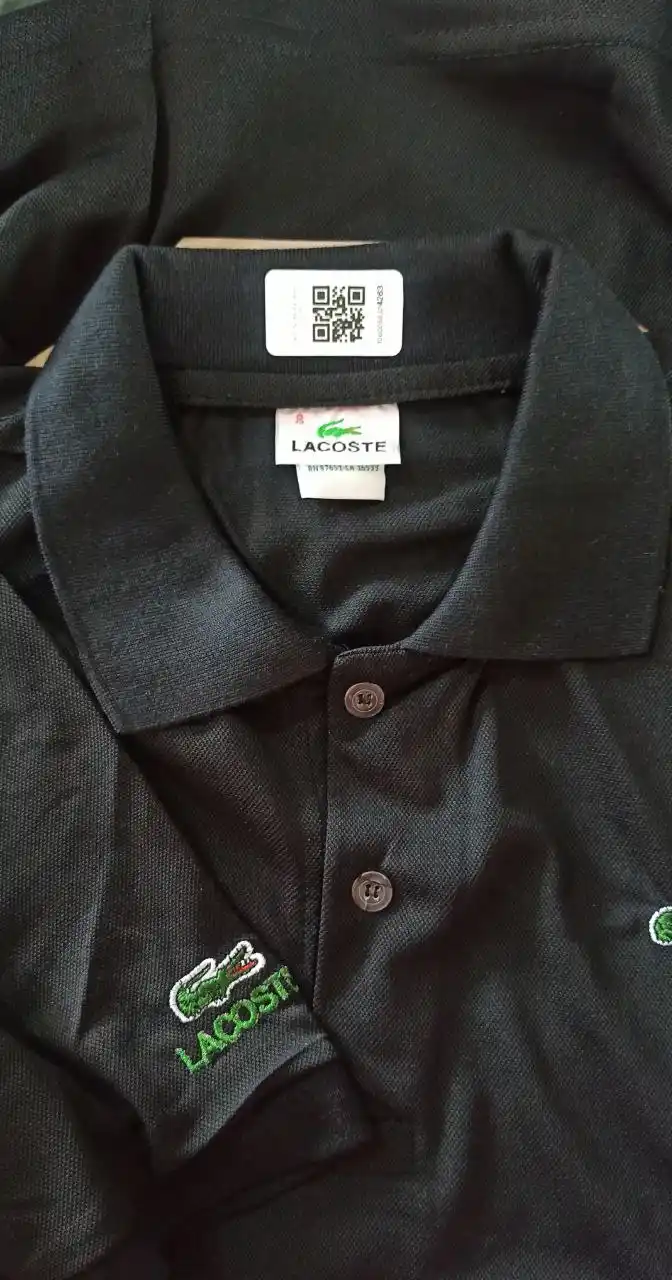 Erkaklar uchun polo, yoqali, yoz uchun finka