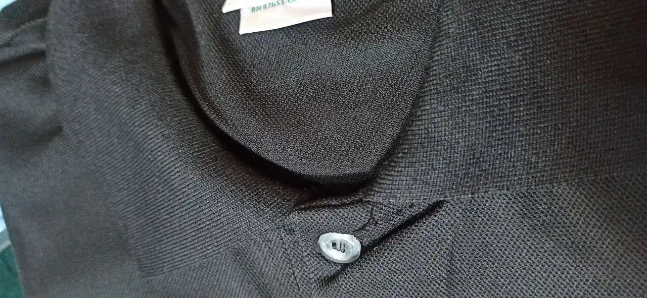 Erkaklar uchun polo, yoqali, yoz uchun finka