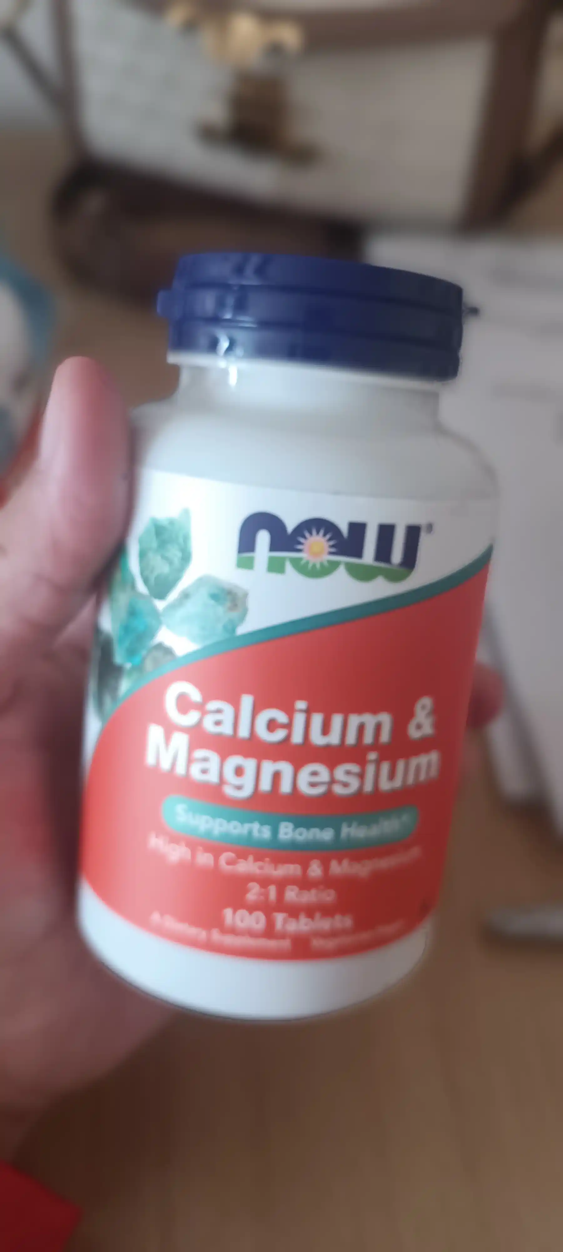 NOW Foods, Kalsiy va Magniy, tabletkalarda
