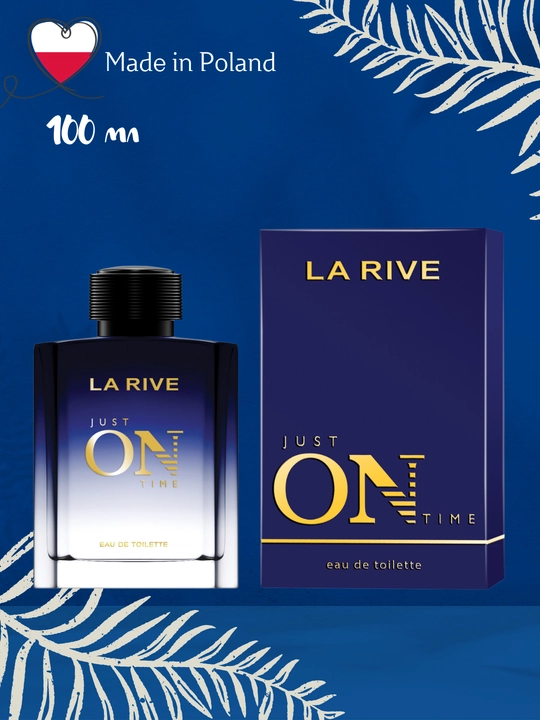 Erkaklar xushbo'ylangan suvi Just on time, 100 ml, La Rive - 