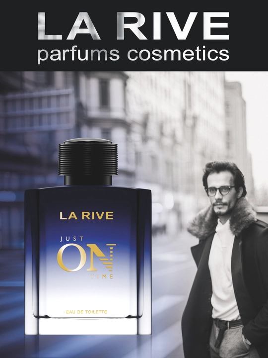 Erkaklar xushbo'ylangan suvi Just on time, 100 ml, La Rive
