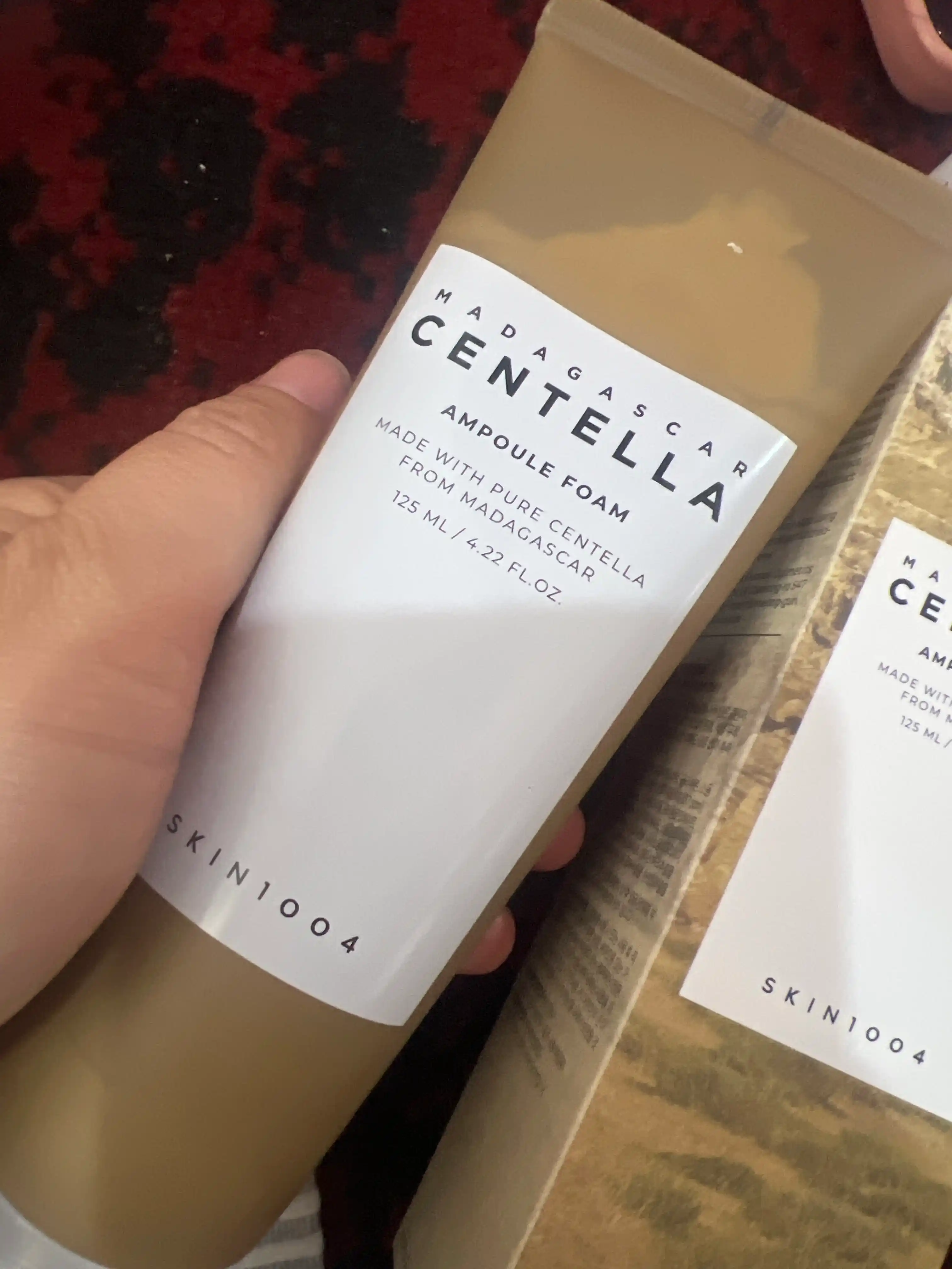 Centella bilan yuvinish uchun ko'pik, Skin1004 Madagaskar Centella Ampoule ko'pik, 125 ml