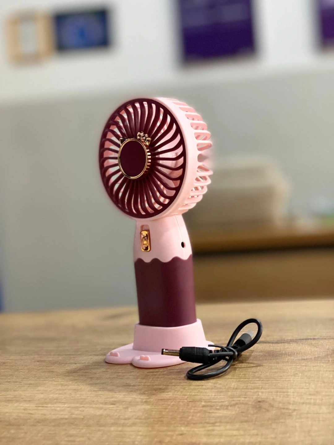 Ручной мини-вентилятор, USB, переносной, настольный, компактный за 29500 сум со скидкой 58%. Uzum Market