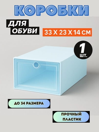 Стелажи, надежные коробки для обуви, синие, зеленые, черные, комплект 5 шт — TOHOME-KOROB-ГОЛУБ-1