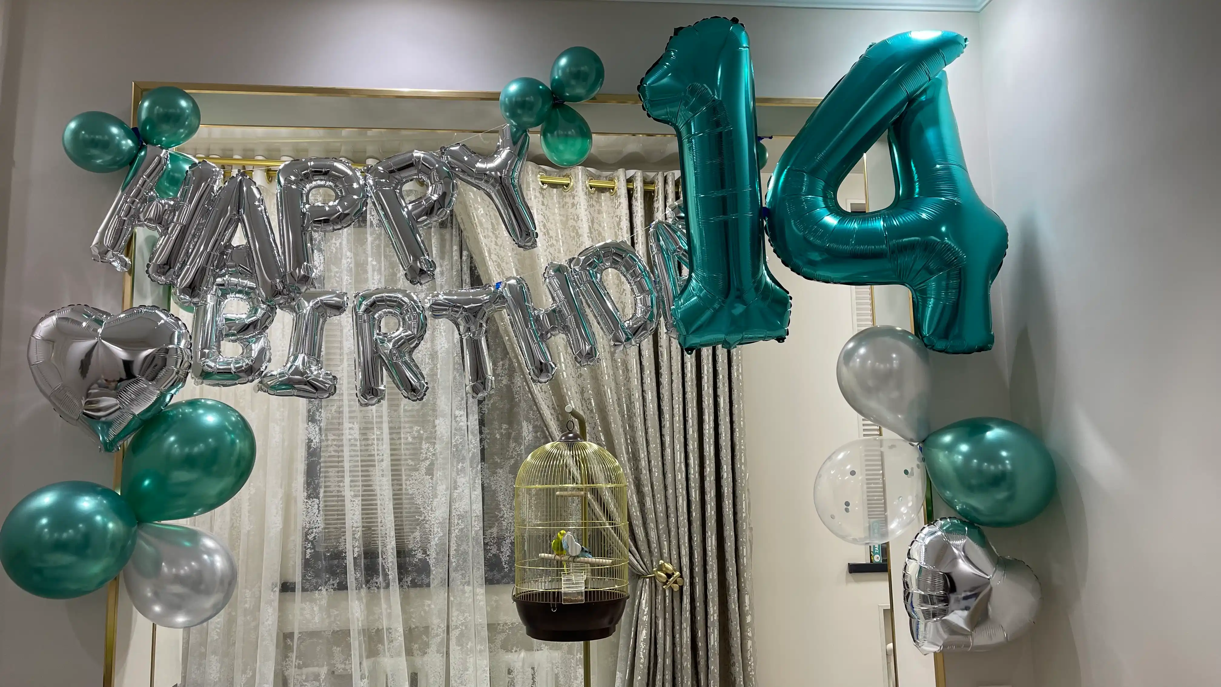 Фольгированные шары цифры, размер 40 дюймов, 100 см