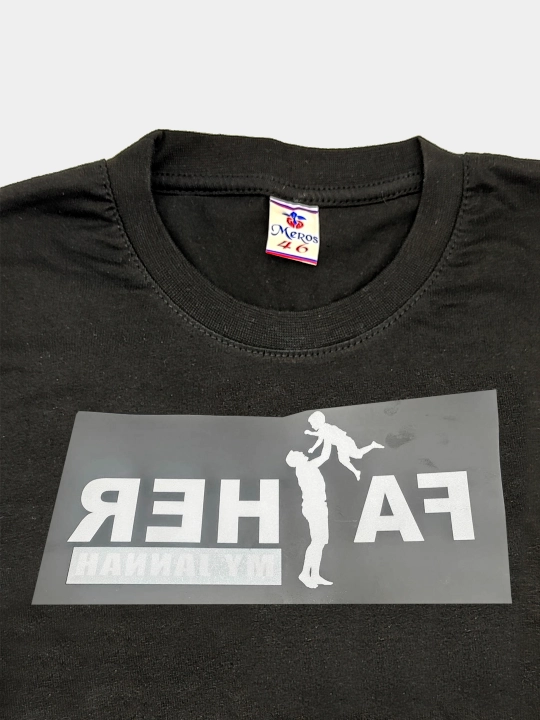 DTF наклейка на одежду FATHER  15*15