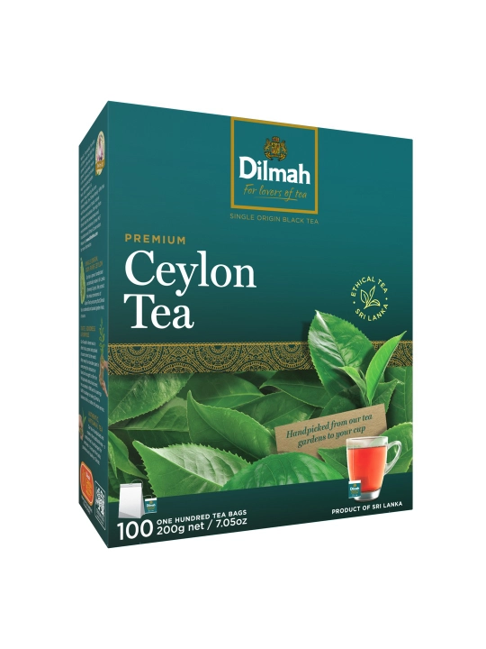 Qora choy Dilmah paketlarda, 100 dona - 