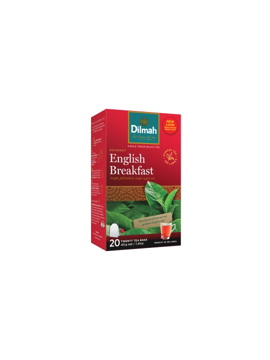 Qora choy Dilmah Ingliz nonushtasi, paketlarda - 