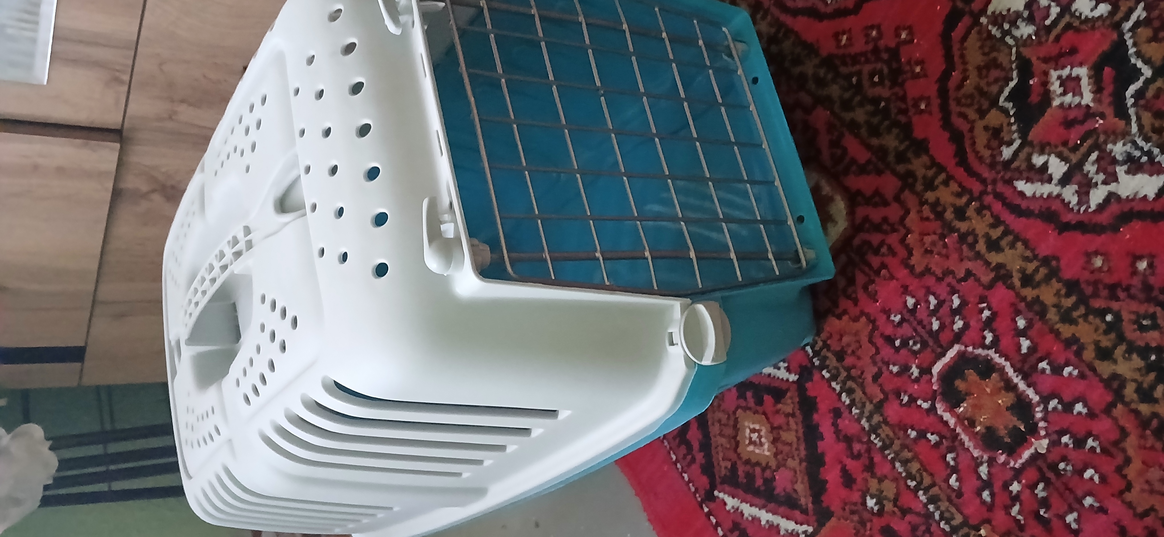 Tashuvchi-mushuk va kichik itlar uchun sandiq, 44x23x25 sm