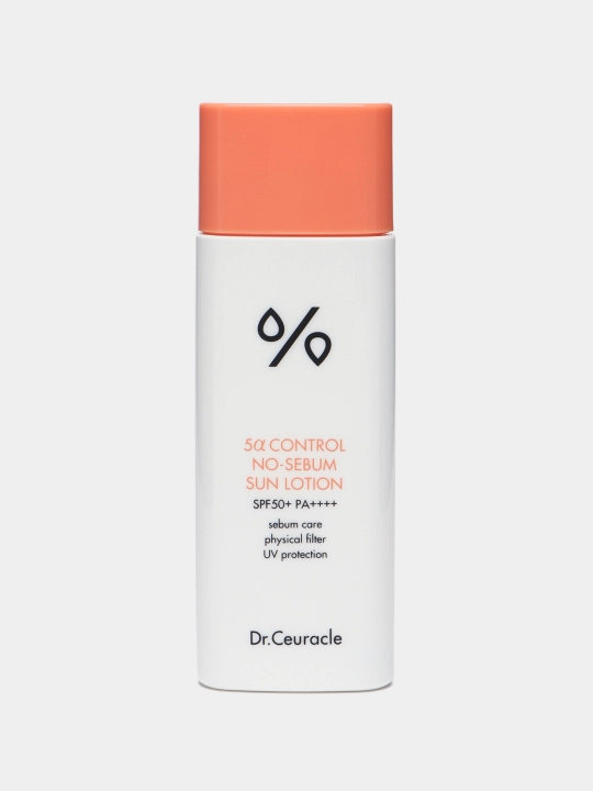 Muammoli teri uchun quyosh kremi, Dr.Ceuracle, 5 Control No-Sebum Lotion SPF50+ 50 ml