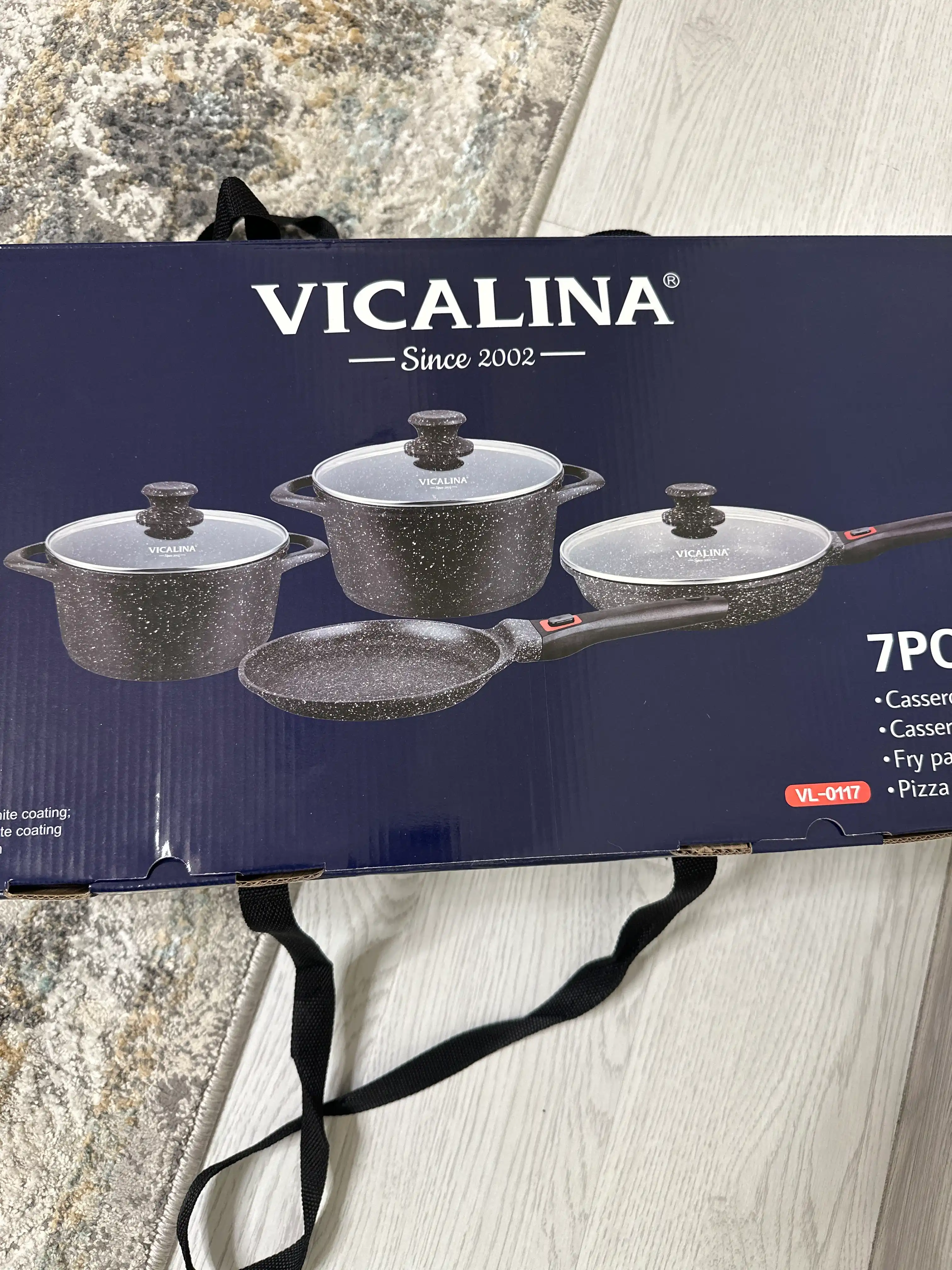 Кухонный набор Vicalina, набор кастрюль и сковород, 5 в 1