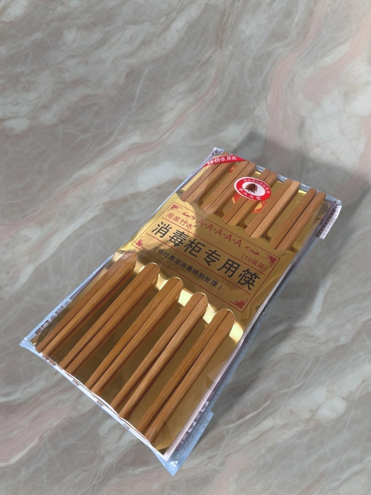 Sushi va rollar uchun yog‘och ovqatlanish tayoqchalari, bambukdan, 10 dona, 20 dona