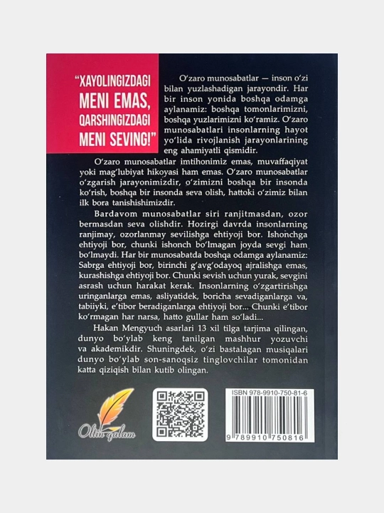 Hech bir uchrashuv tasodif emas, Hakan Mengyuch barcha kitoblari