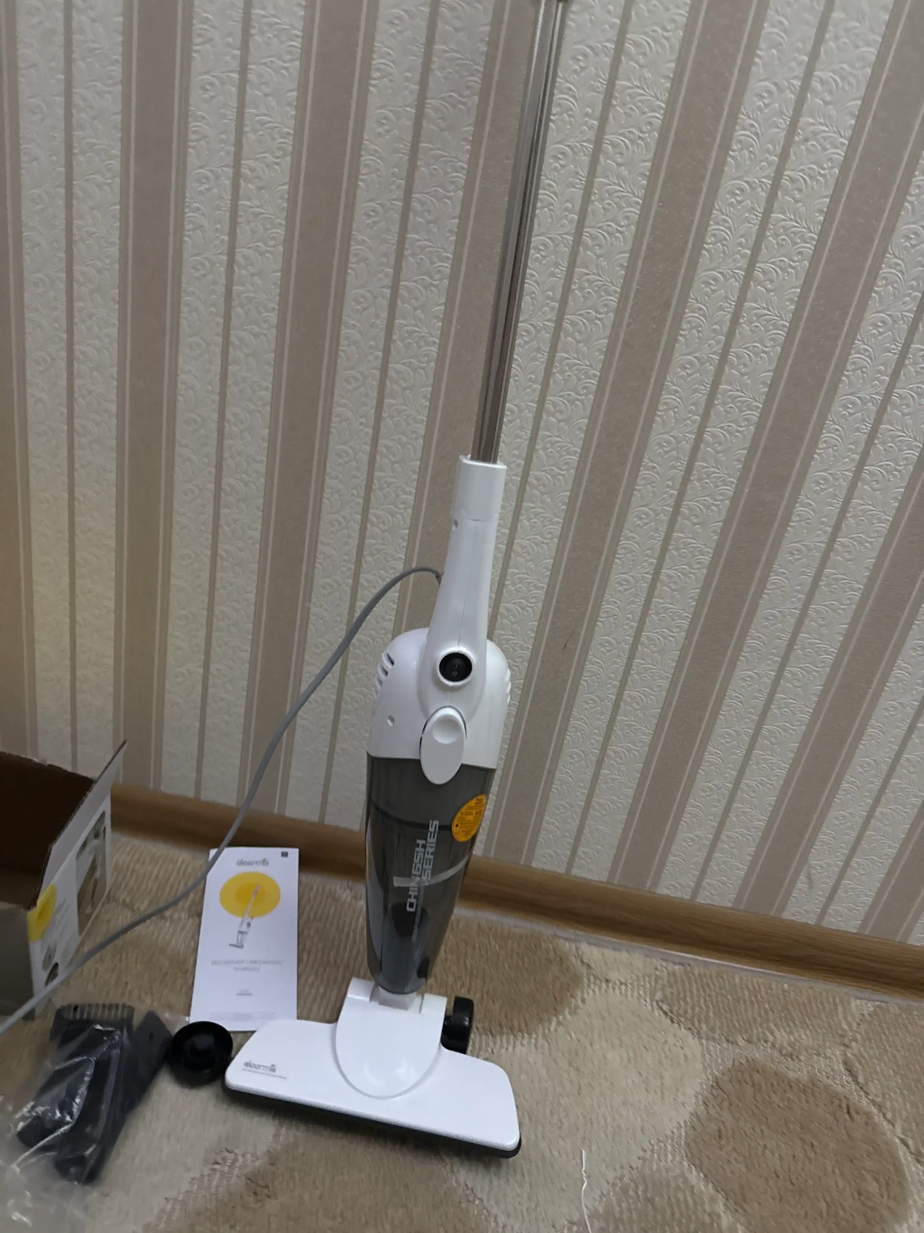 Qo‘lda boshqariladigan vertikal Deerma DX 118C changyutgichi,simli, uy changyutgichi, HEPA