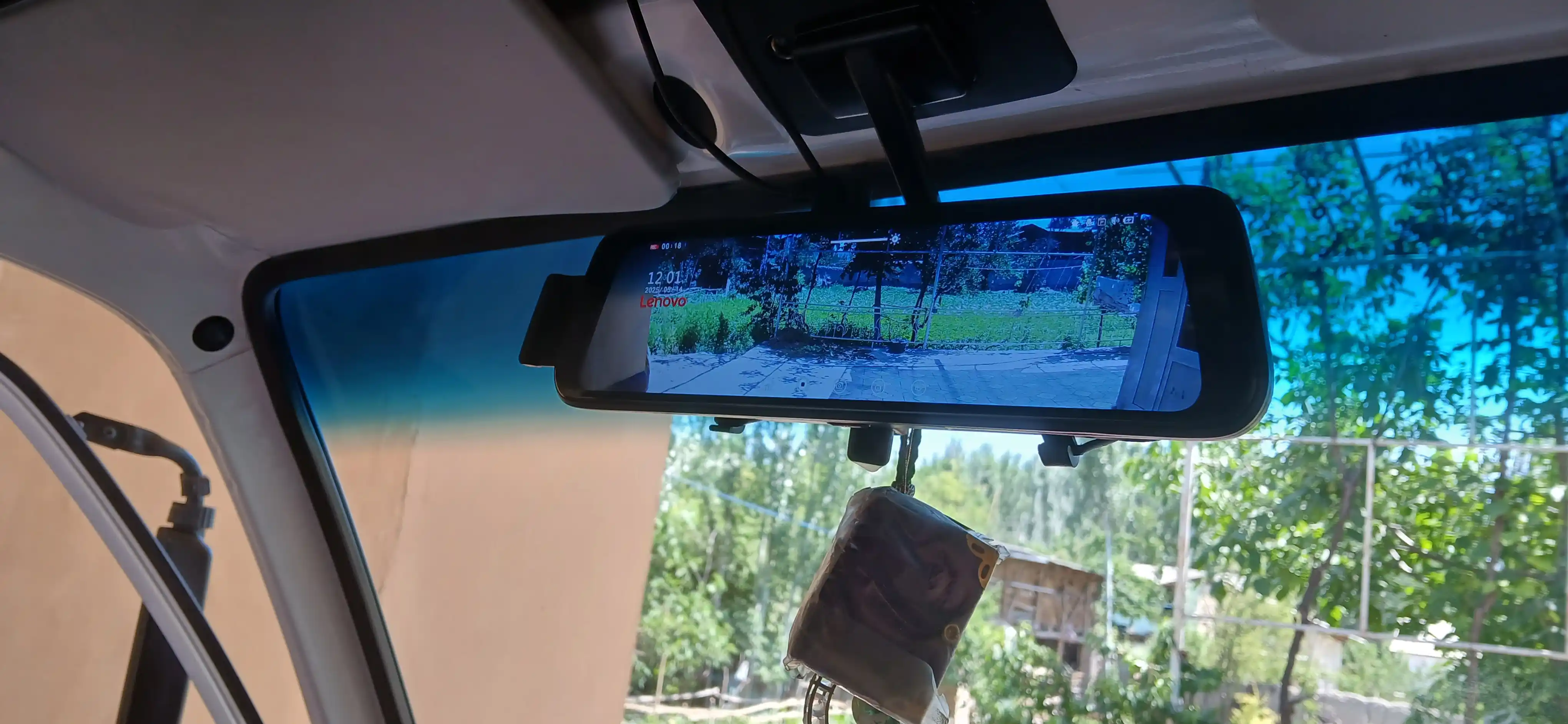 Видеорегистратор для автомобиля Lenovo V7, с малибу камерой, рыбий глаз