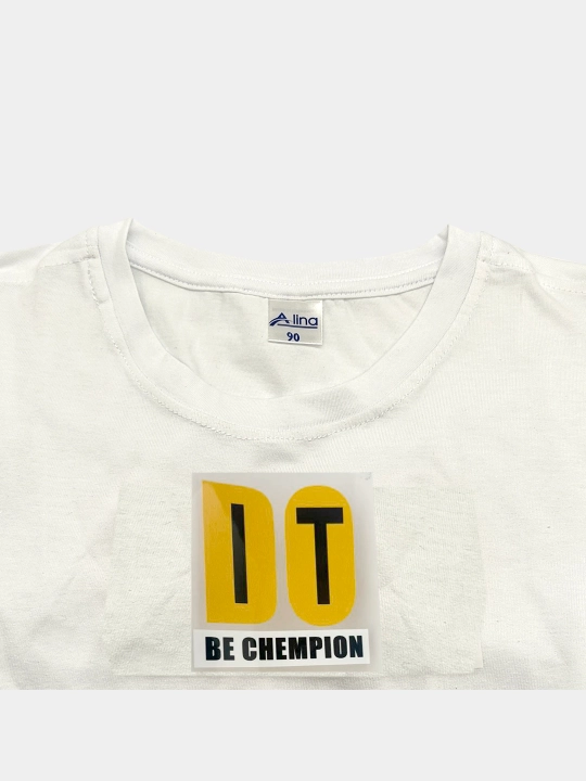 DTF DOIT champion 15 * 15 kiyim stikeri - 
