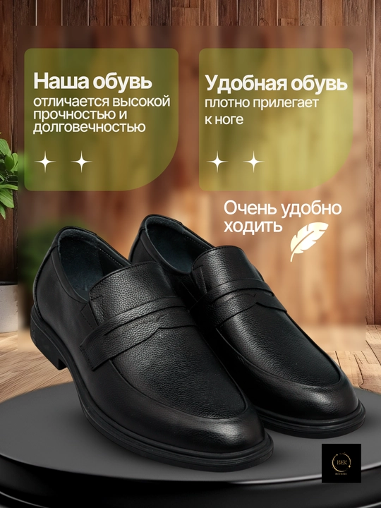 Roberto Bossi erkaklar charm tuflilari, bahor, yoz, kuz, o'lchamlari 39-47 gacha
