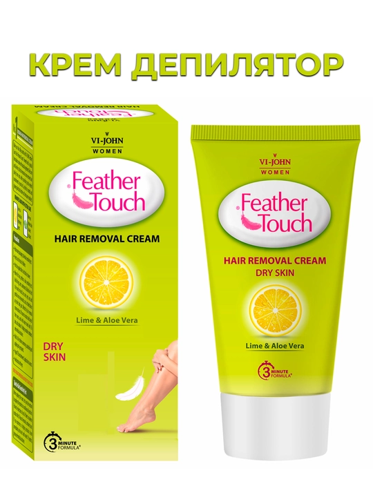 Sochni olib tashlash uchun krem Vi-John Laym va Aloe vera, depilyatsiya kremi - 
