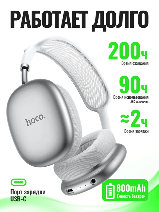 Наушники Hoco w55 plus ANC