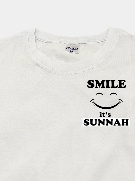 DTF SMILE kiyim stikeri, 15*15 - 