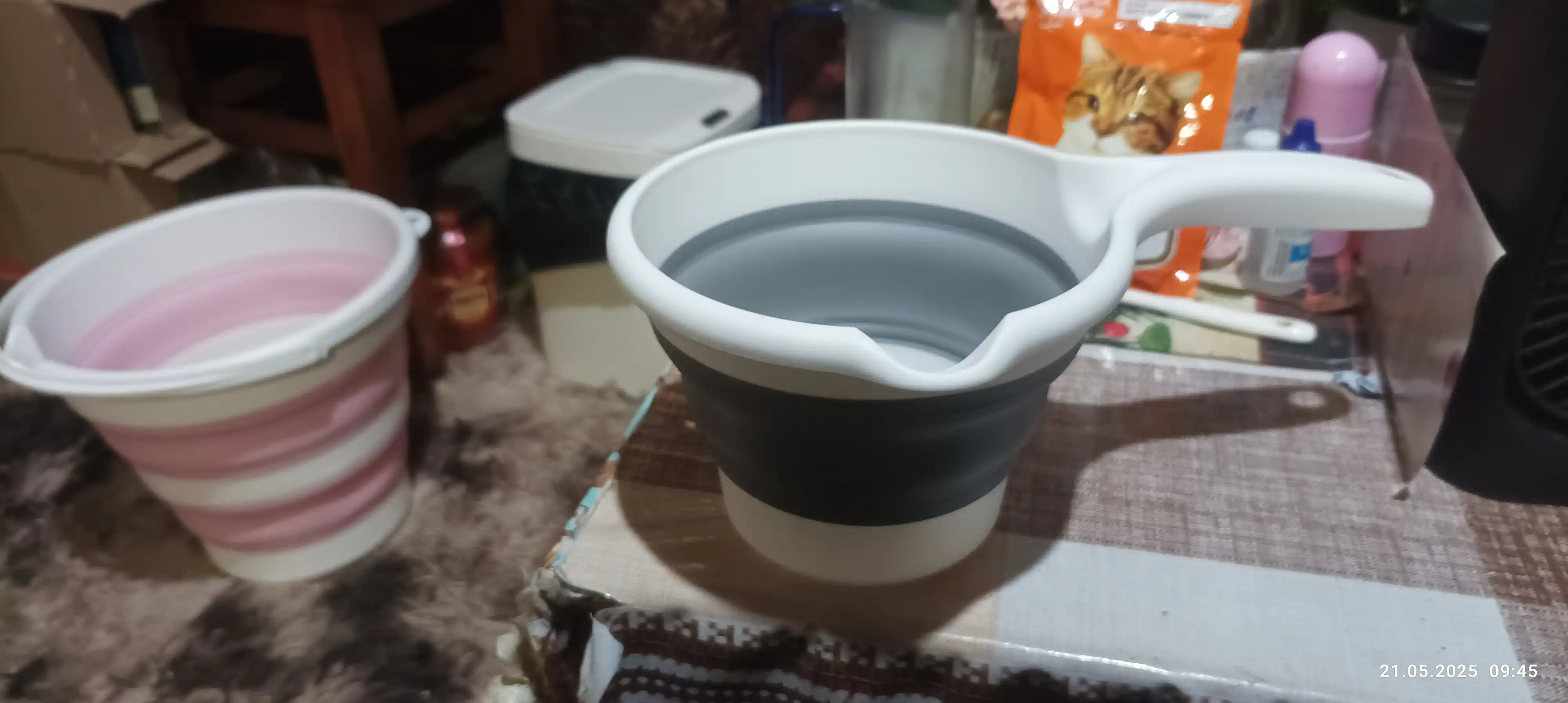 Vanna va hammom uchun yigiladigan plastik cho'mich. ZI STORE