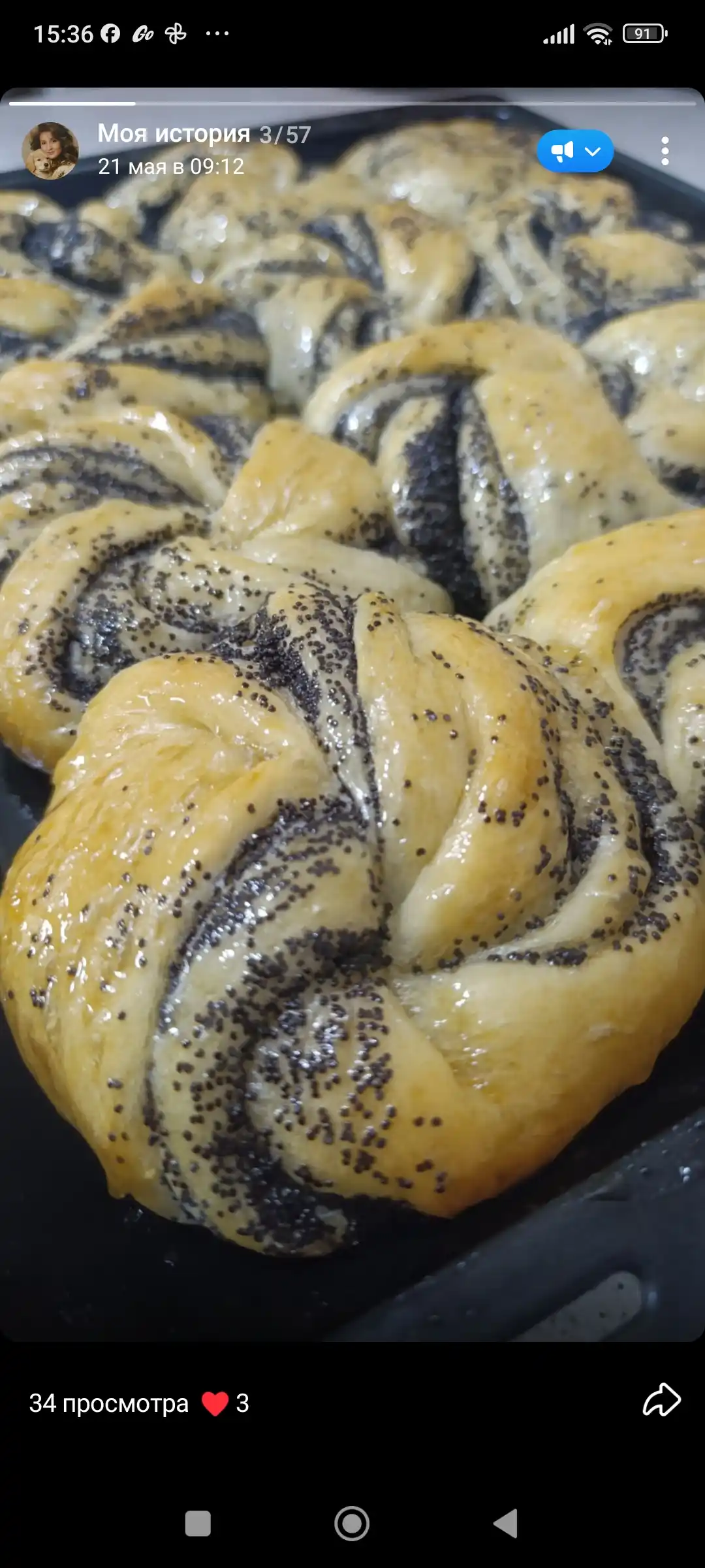 Ko'knori urug'lari moviy "HORUN" dan, 125 g