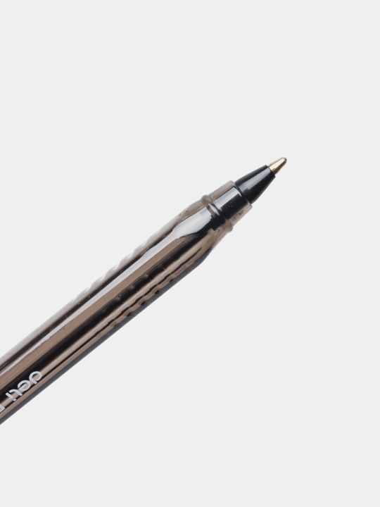 Sharikli ruchka Deli EQ19-BK, 1 mm, 3 dona