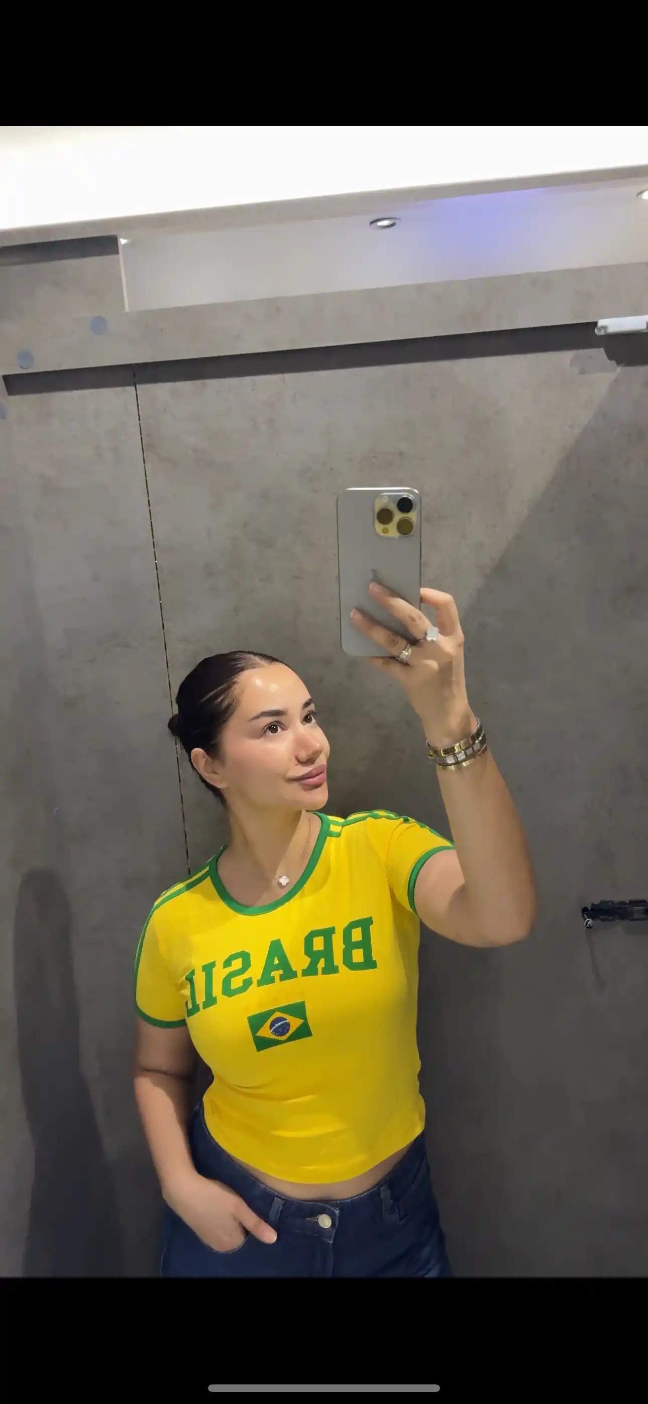 MIYO, Brasil baby futbolkasi, sariq