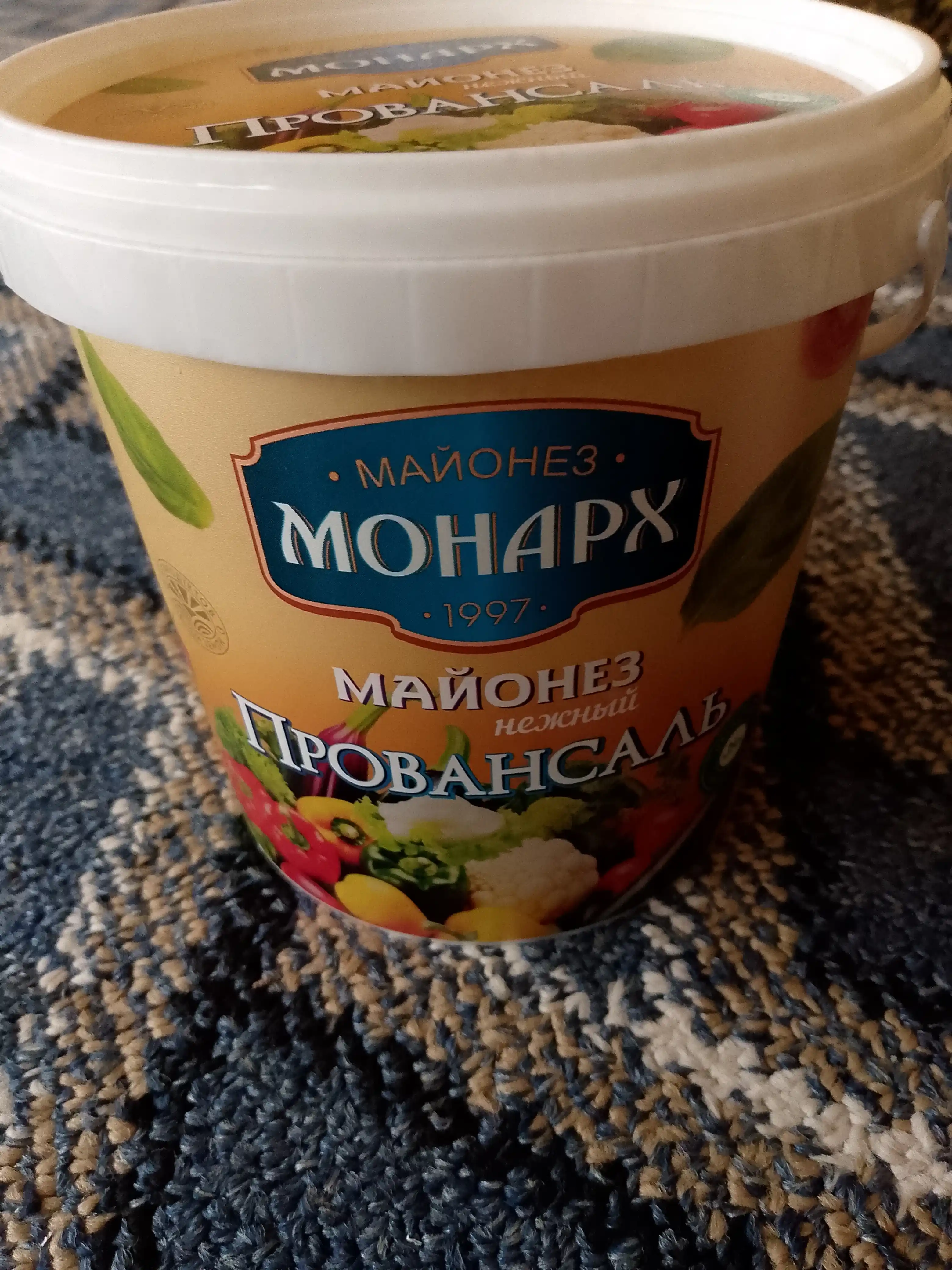 Майонез Монарх Провансаль нежный, 1 кг