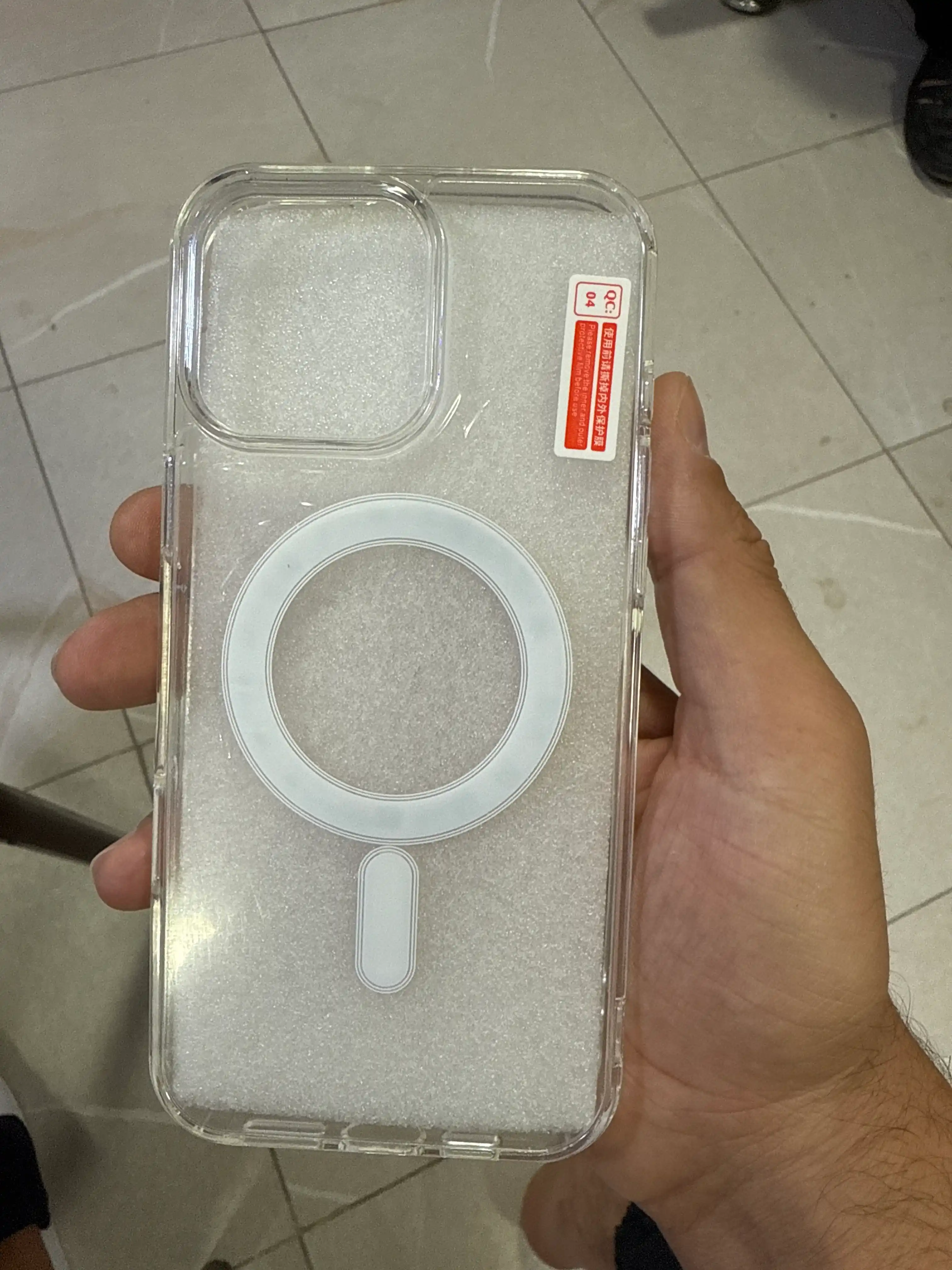 G'ilof iPhone X, XR, 11, 12, 13, 14, 15, 16, Pro, Max uchun silikon, shaffof, Magsafe