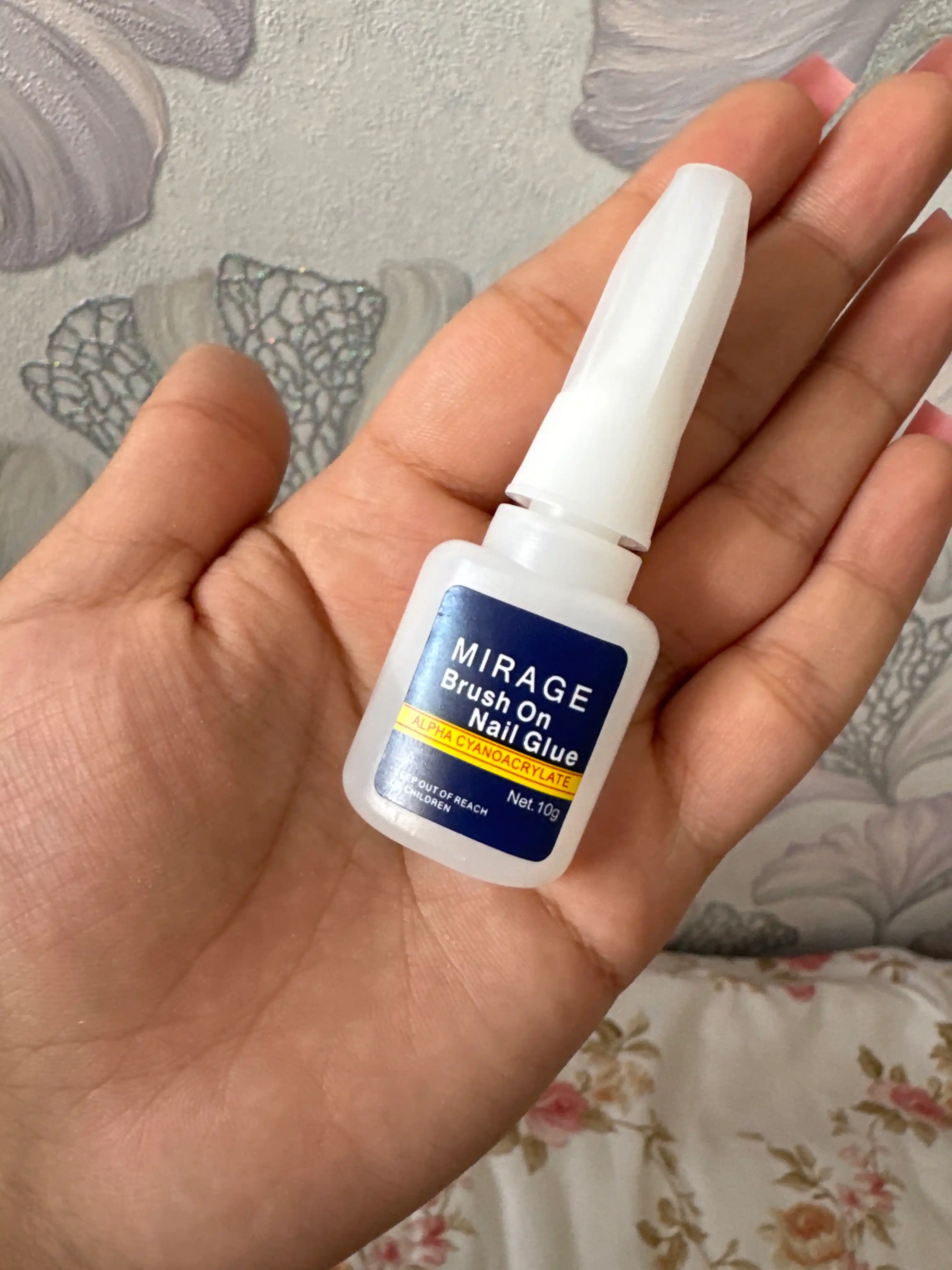 Клей для крепления ногтей, с кисточкой, 10 g