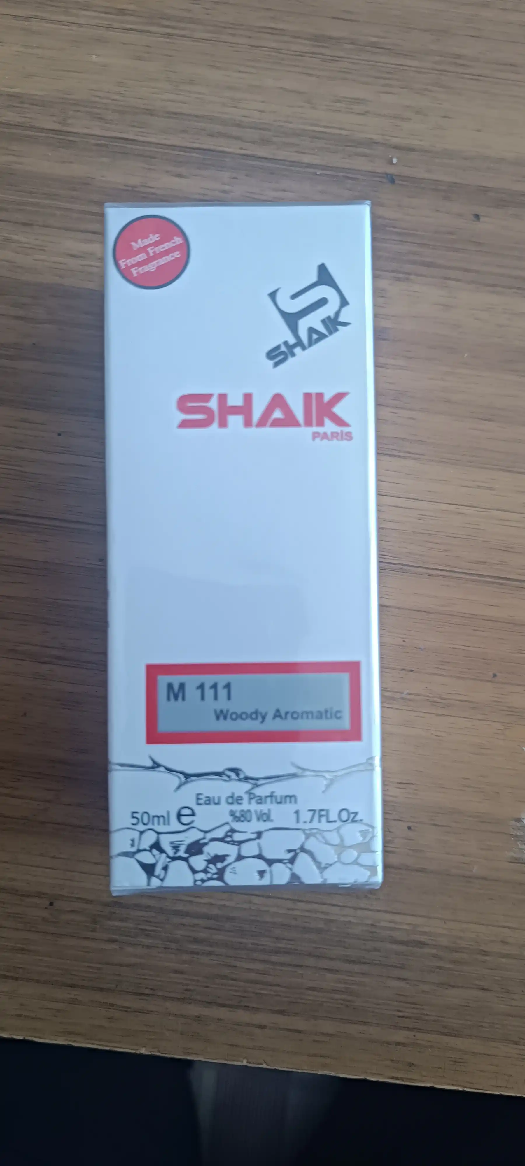 Parfyumlangan suv SHAIK 111, Lacoste L.12.12,  erkaklar uchun atir, 50 ml