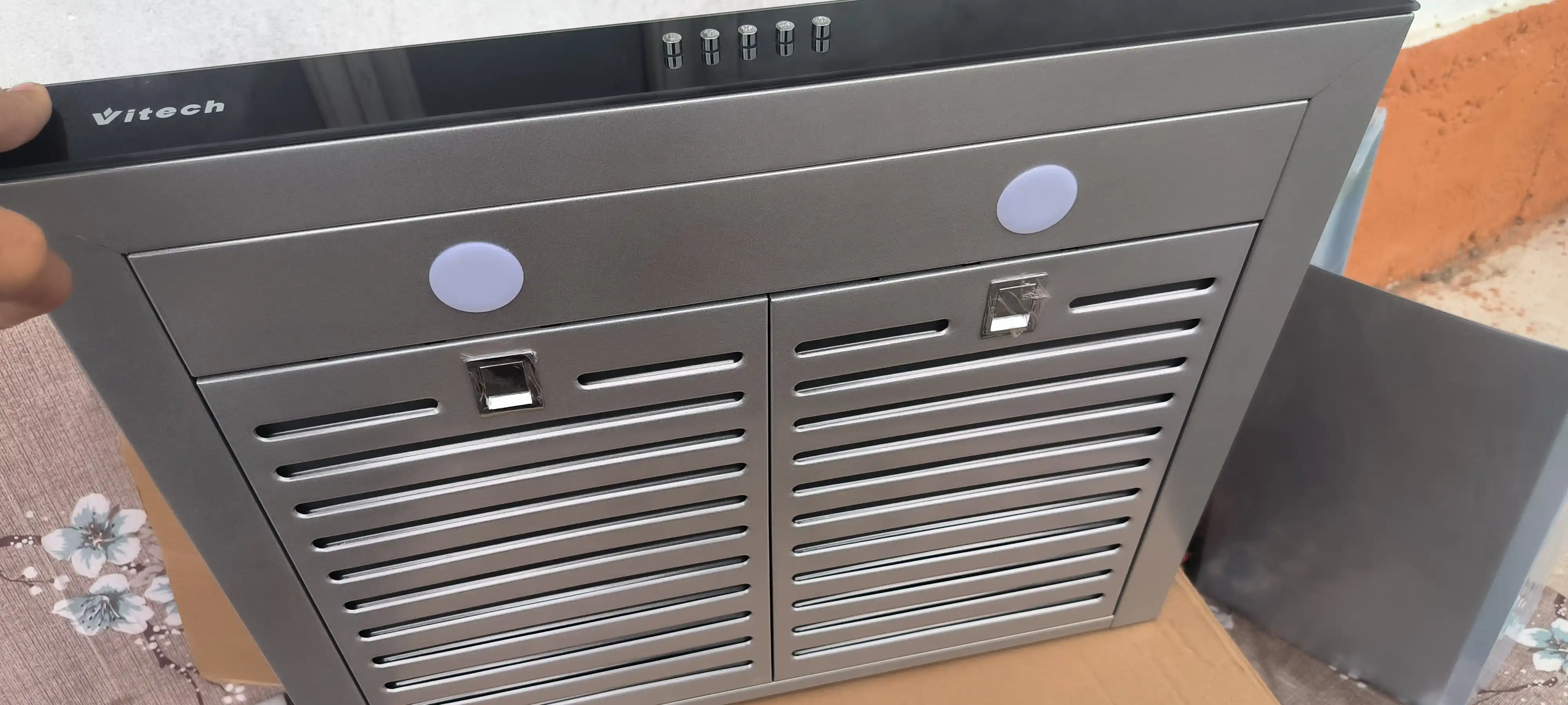 T-shaklidagi oshxona dudburoni Vitech Sigma T 60 sm