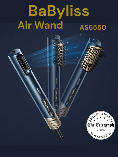 Фен-стайлер BaByliss Air Wand AS6550E, 1600Вт, 4 температурных режима — FTEXNOH-BAB6550
