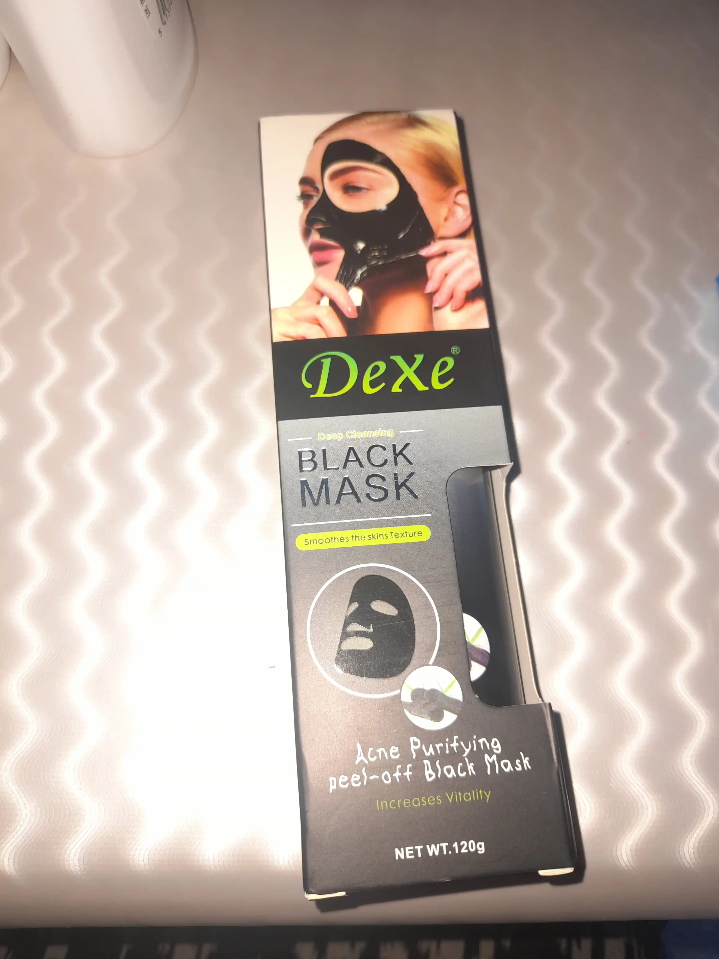 Очищающая черная маска Dexe Black Mask, пилинг для лица, 120 г