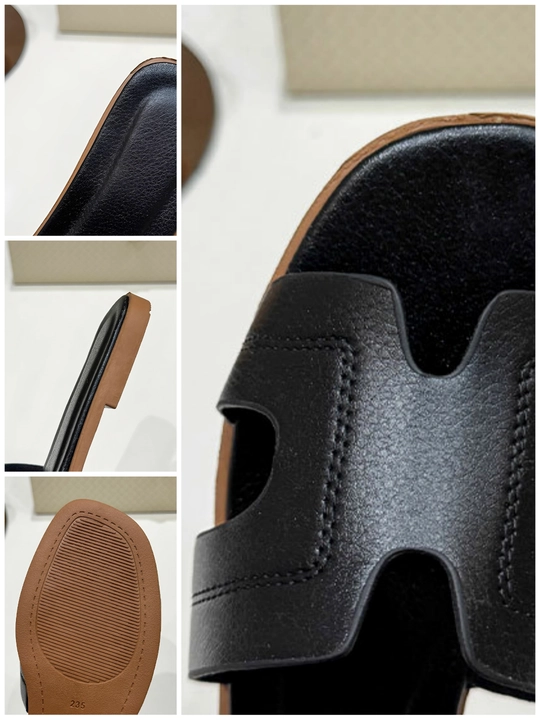 Ayollar tapochkasi, yozgi shippaklar Hermes uslubidagi oyoq kiyim 36-41. Tapichka malomer