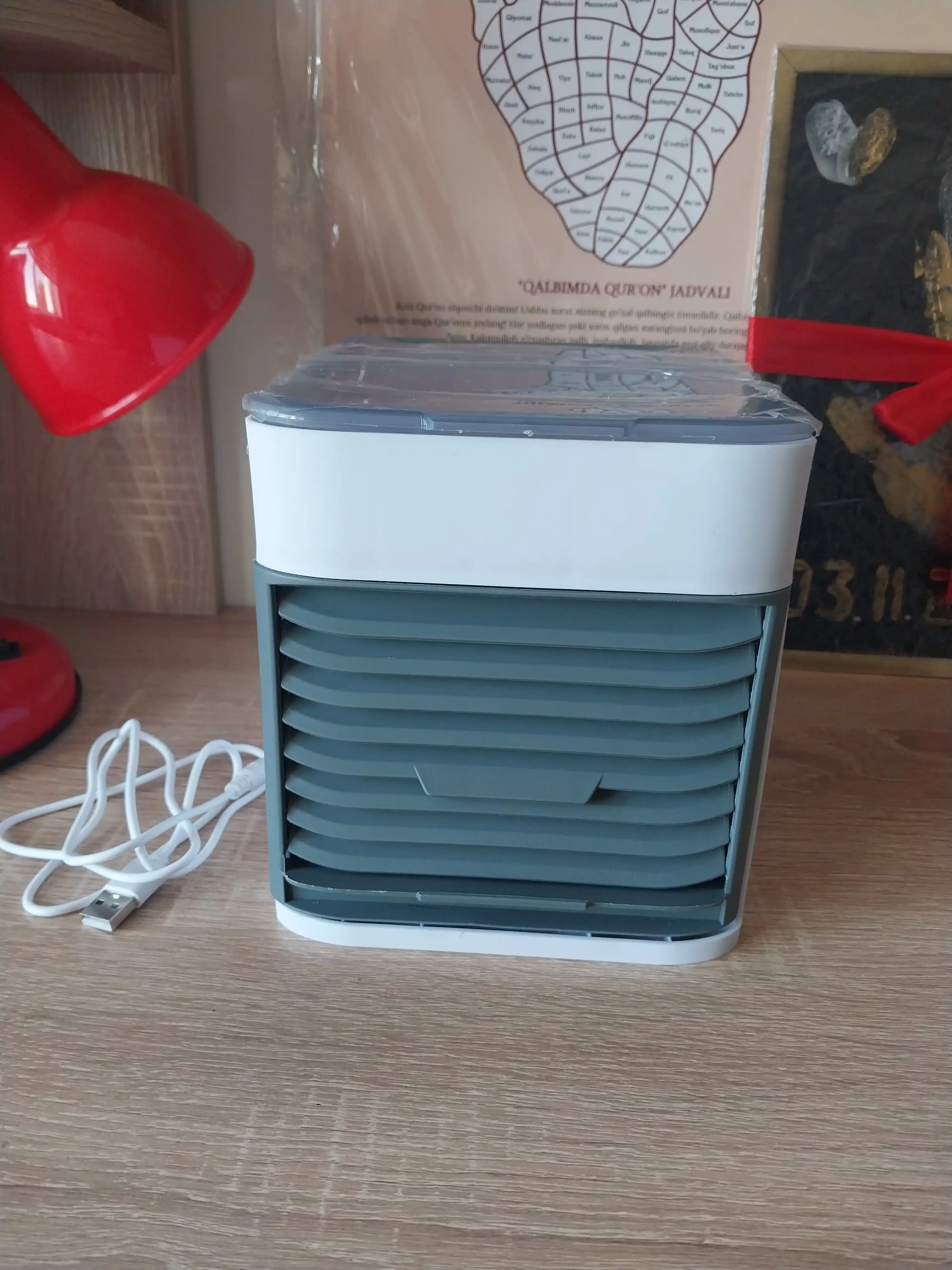Mini konditsioner, namlagich va havo sovutgich Arctic Air, portativ 4 tasi 1 da