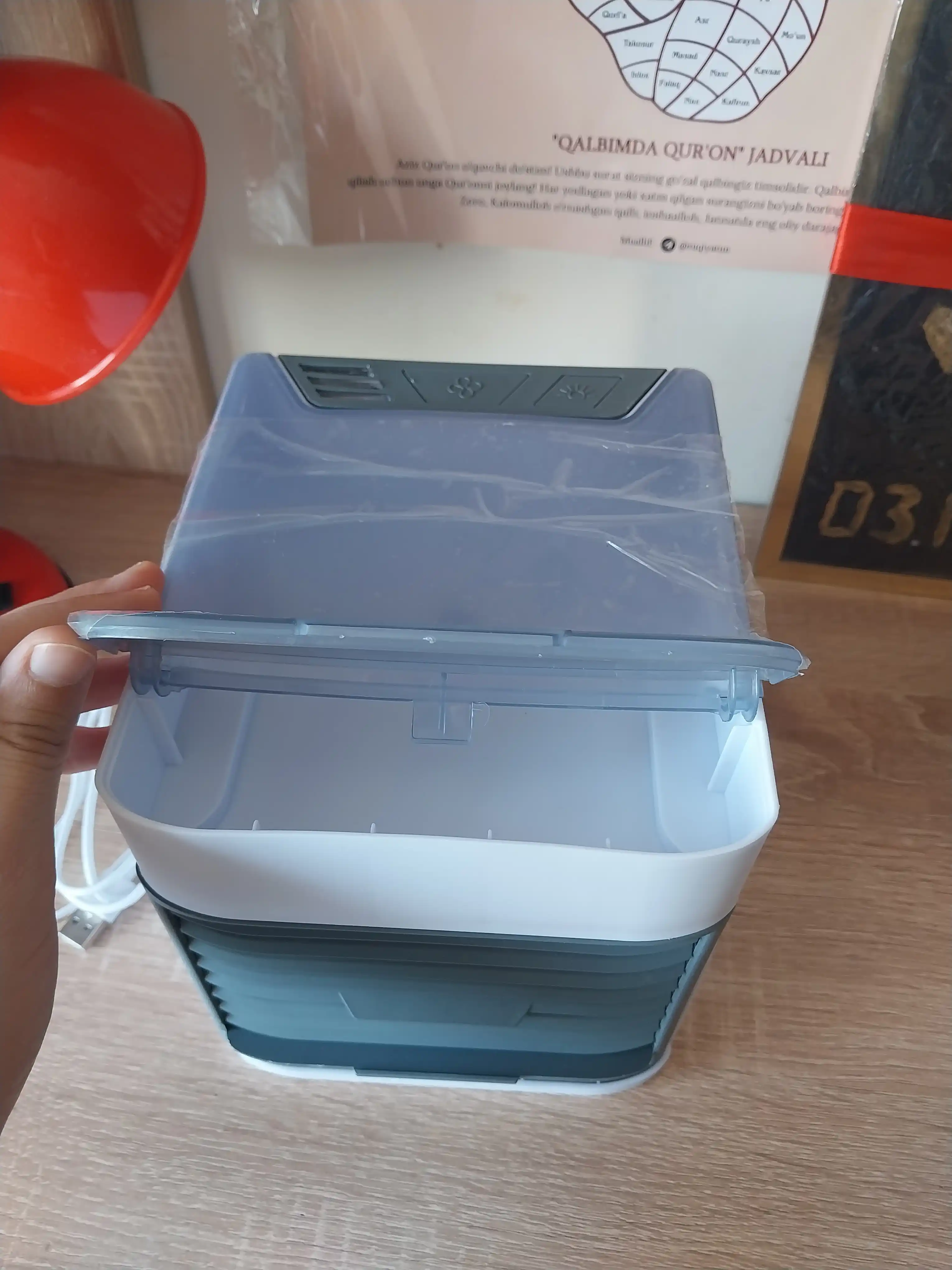 Mini konditsioner, namlagich va havo sovutgich Arctic Air, portativ 4 tasi 1 da