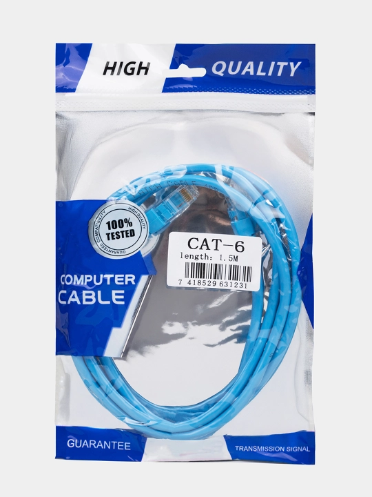 Internet LAN, CAT-6. UTP, Patch cord uchun gigabit kabel