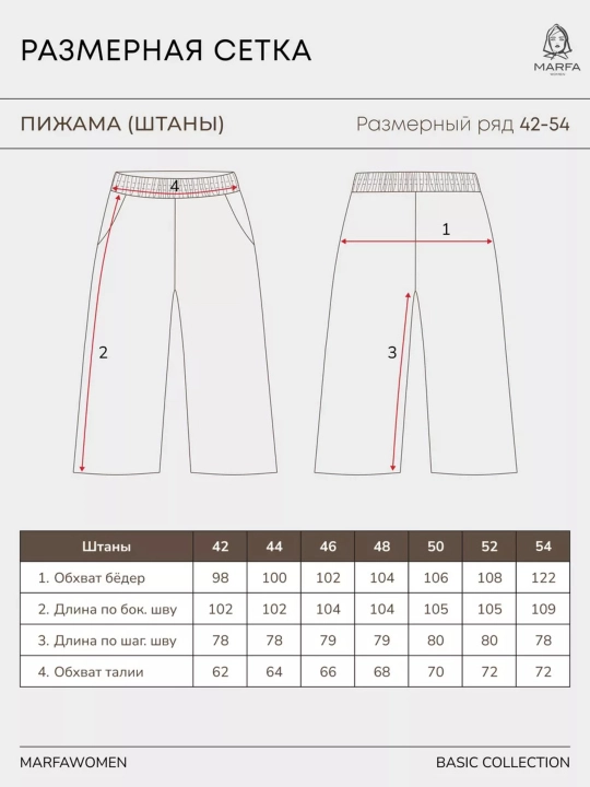 Пижама Flora со штанами, шортами и рубашкой